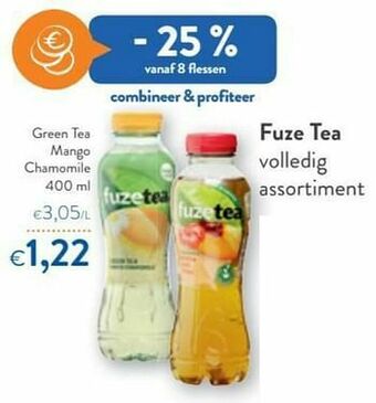 OKay Fuze tea green tea mango chamomile aanbieding