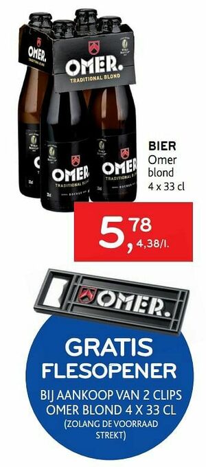 Alvo Bier omer blond aanbieding
