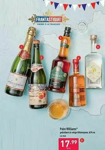 ALDI Poire williams aanbieding
