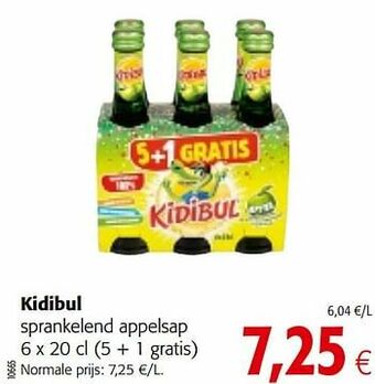 Colruyt Kidibul sprankelend appelsap aanbieding