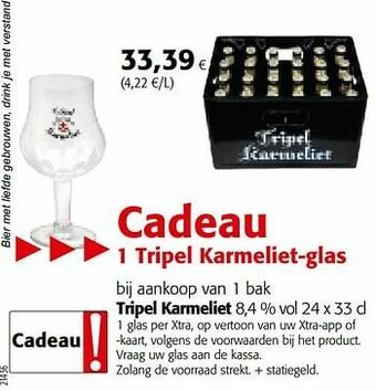 Colruyt Tripel karmeliet aanbieding