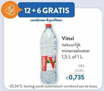 OKay Vittel natuurlijk mineraalwater aanbieding