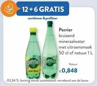 OKay Perrier bruisend mineraalwater met natuur aanbieding