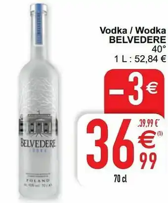 Cora Vodka - wodka belvedere aanbieding