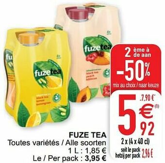 Cora Fuze tea aanbieding