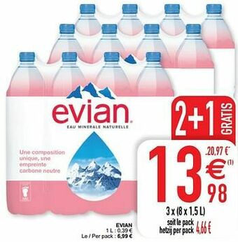 Cora Evian aanbieding