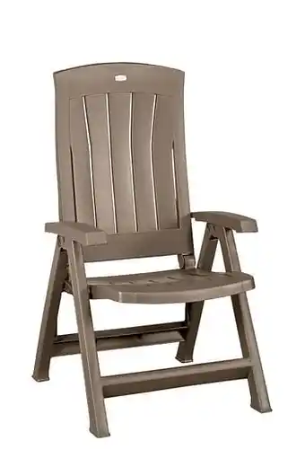 Chaise multi-positions Allibert Corfu capuccino