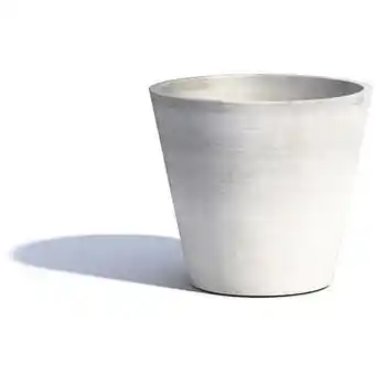 Brico Pot Ecopot’s ’Amsterdam’ whitestone 30 cm aanbieding
