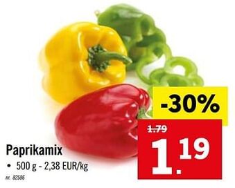 Lidl Paprikamix aanbieding