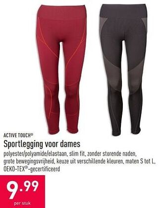 ALDI Sportlegging voor dames aanbieding