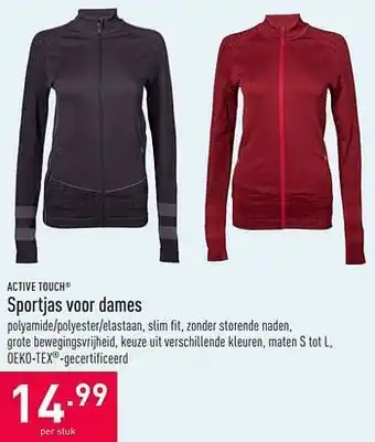 Sportjas voor dames