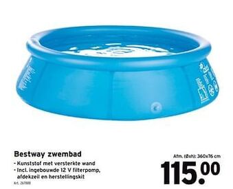 GAMMA Bestway zwembad aanbieding