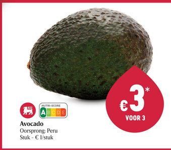 Delhaize Avocado aanbieding