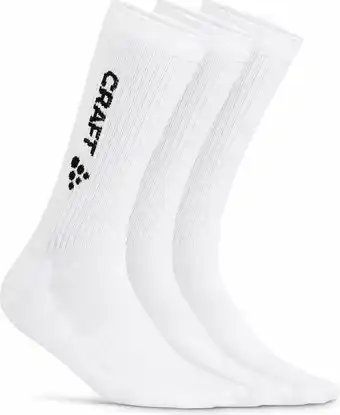 Bol.com Craft Progress Indoor 3-pack Sock 1913230 - White - 37/39 aanbieding