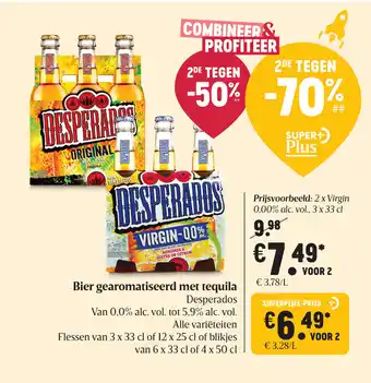 Delhaize Bier gearomatisseerd met tequila aanbieding