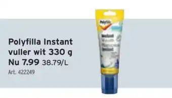 GAMMA Polyfilla Instant vuller wit aanbieding