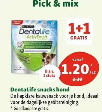 DentaLife snacks hond