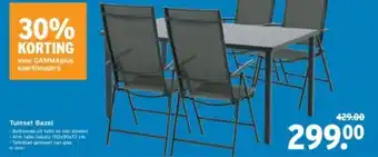 GAMMA Tuinset Bazel aanbieding