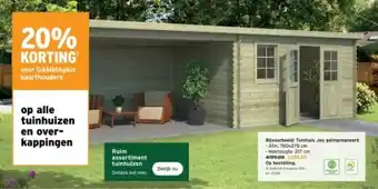 GAMMA Tuinhuis Joy geïmpregneerd aanbieding
