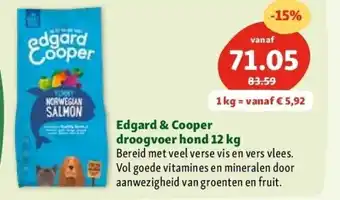 Maxi Zoo Edgard & Cooper droogvoer hond 12 kg aanbieding