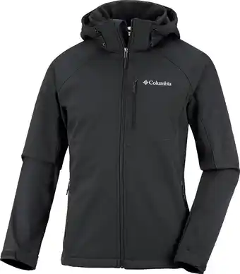 Bol.com Columbia Cascade Ridge II Softshell Jas - Soft Shell Jas voor Heren - Outdoorjas - Zwart - Maat S aanbieding