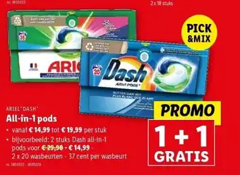 Lidl All-in-1 pods aanbieding
