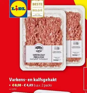 Varkens- en kalfsgehakt