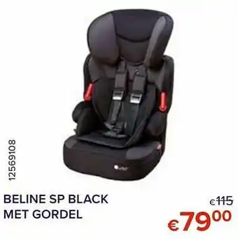 Euroshop Beline sp black met gordel aanbieding