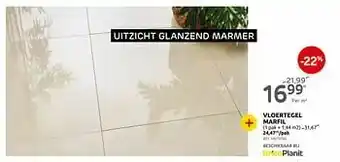 BricoPlanit Vloertegel marfil aanbieding