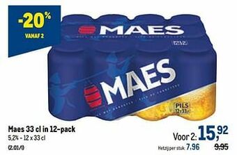 Makro Maes aanbieding
