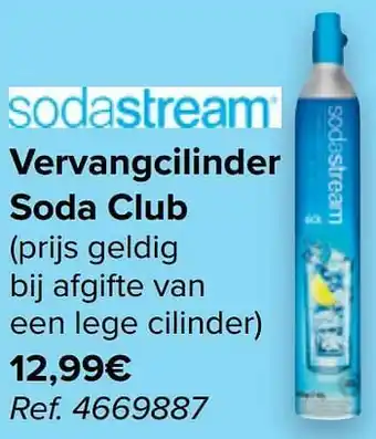 Vervangcilinder soda club
