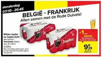 Carrefour Market Blikjes bier aanbieding