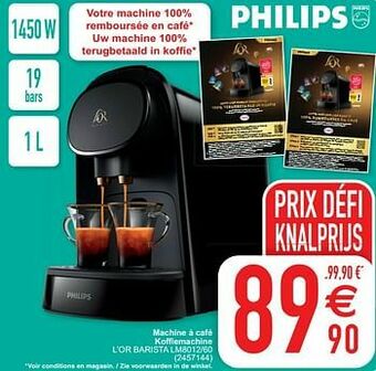 Philips machine à café koffiemachine l’or barista lm8012-60