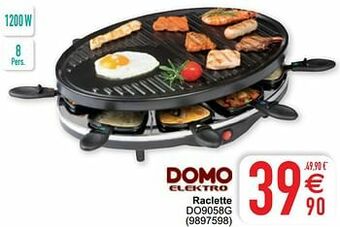 Domo elektro raclette do9058g