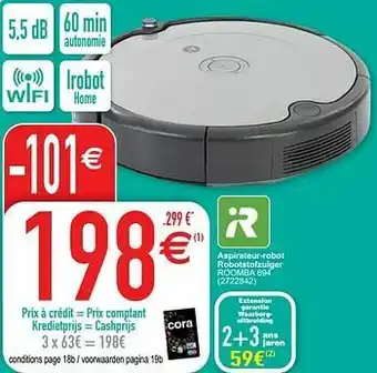 Irobot aspirateur-robot robotstofzuiger roomba 694