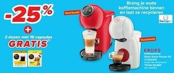 Carrefour Krups koffiemachine dolce gusto piccolo xs yy4324fd aanbieding