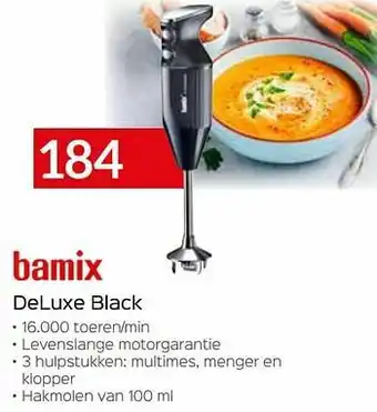 Bamix deluxe black