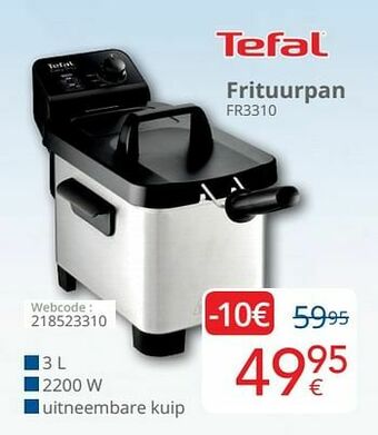 Eldi Tefal frituurpan fr3310 aanbieding