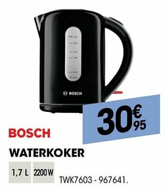 Electro Depot Bosch waterkoker twk7603 aanbieding