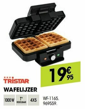 Tristar wafelijzer wf-1165