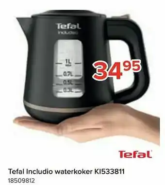 Euroshop Tefal includio waterkoker ki533811 aanbieding