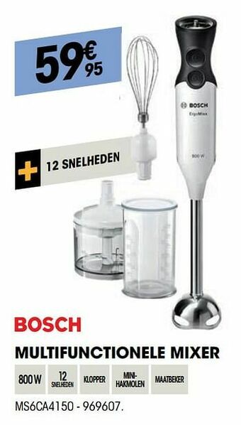 Electro Depot Bosch multifunctionele mixer ms6ca4150 aanbieding