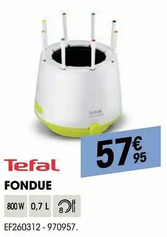 Electro Depot Tefal fondue ef260312 aanbieding