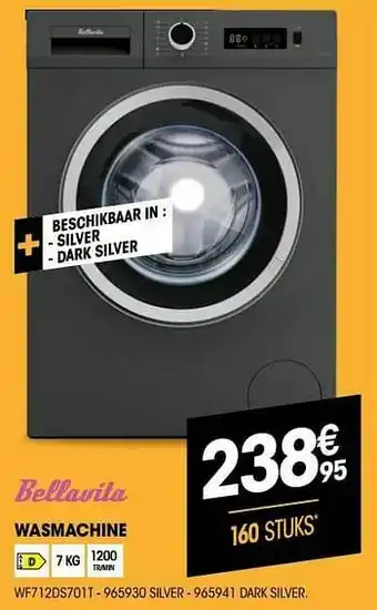 Bellavita wasmachine wf712ds701t