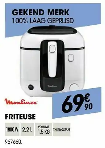 Electro Depot Moulinex friteuse aanbieding