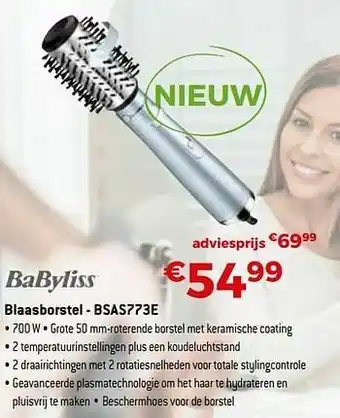 Exellent Babyliss blaasborstel - bsas773e aanbieding