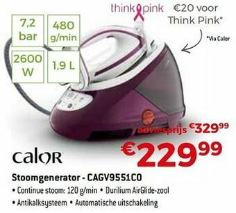 Calor stoomgenerator - cagv9551c0