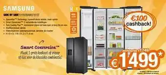 Expert Samsung side by side s1rs68a8831b1ef aanbieding