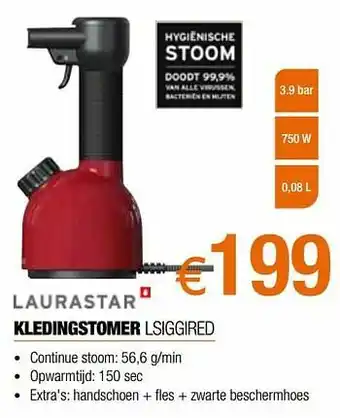 Laurastar kledingstomer lsiggired
