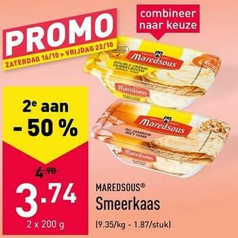 ALDI Smeerkaas aanbieding
